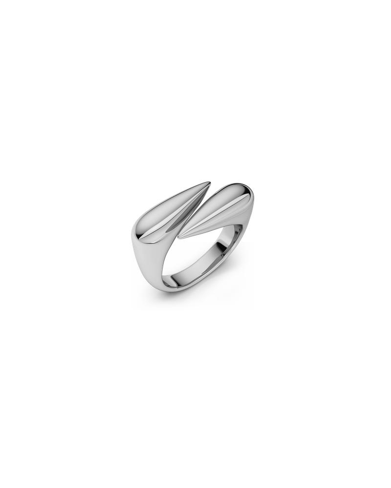 Edblad Ring Peak Spike - Sølv