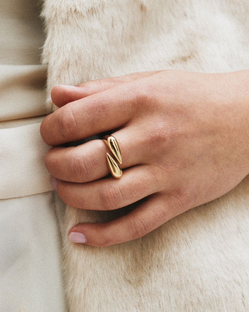 Edblad Ring Peak Spike - Guld