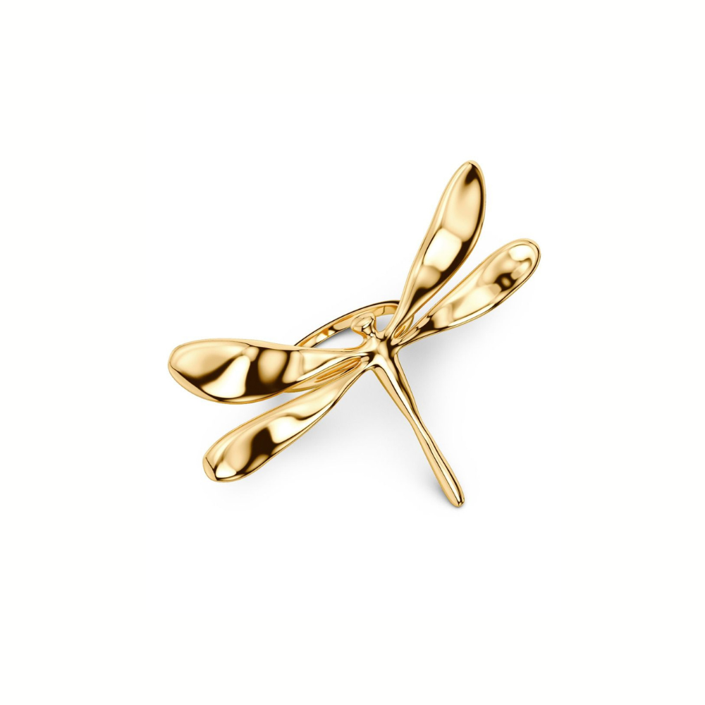 Edblad Ring Dragonfly L - Guld
