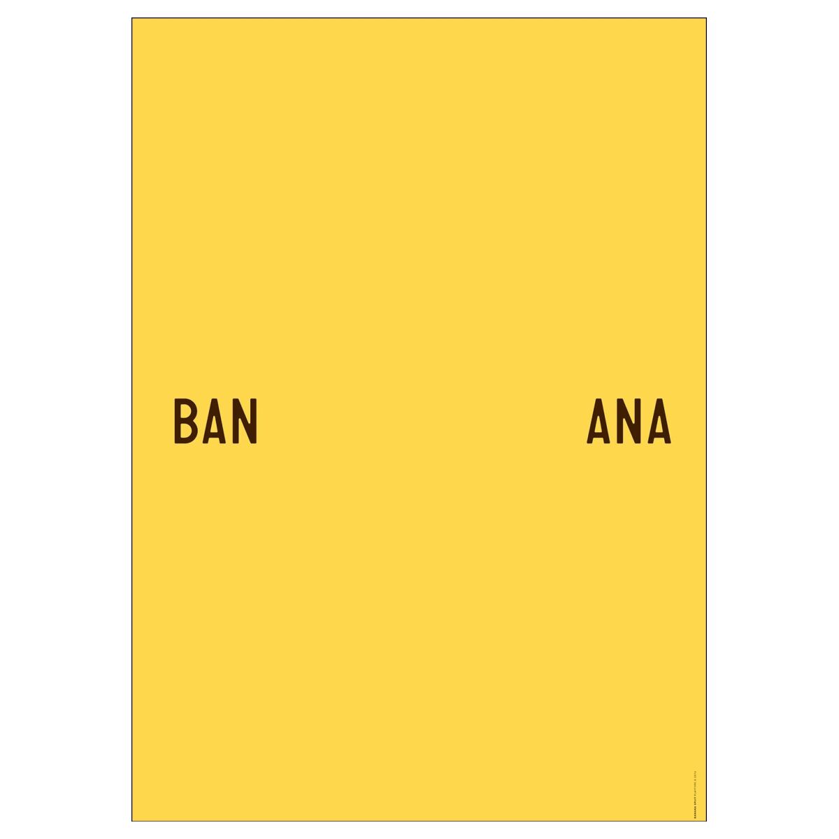 Plakat 'St - Banana Split' af PLTY.