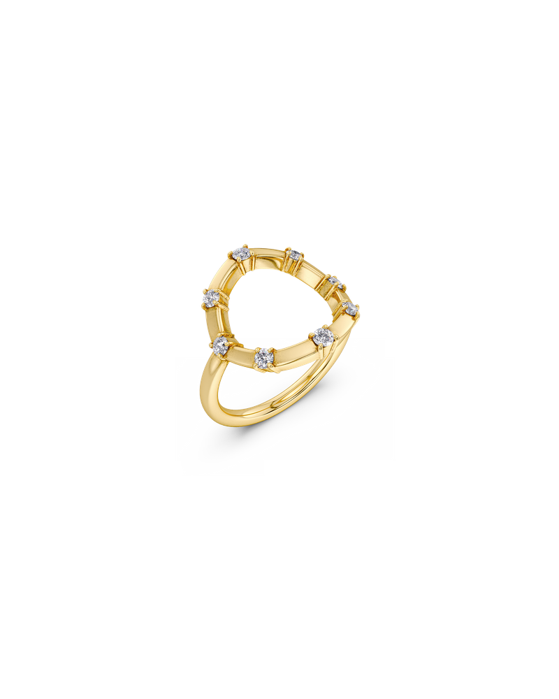 Edblad Ring Celeste L - Guld