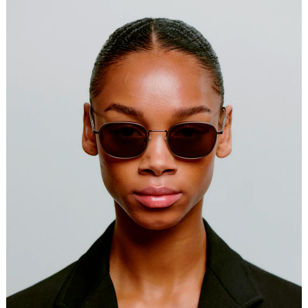 A. Kjærbede Solbriller Hello Matte Brown