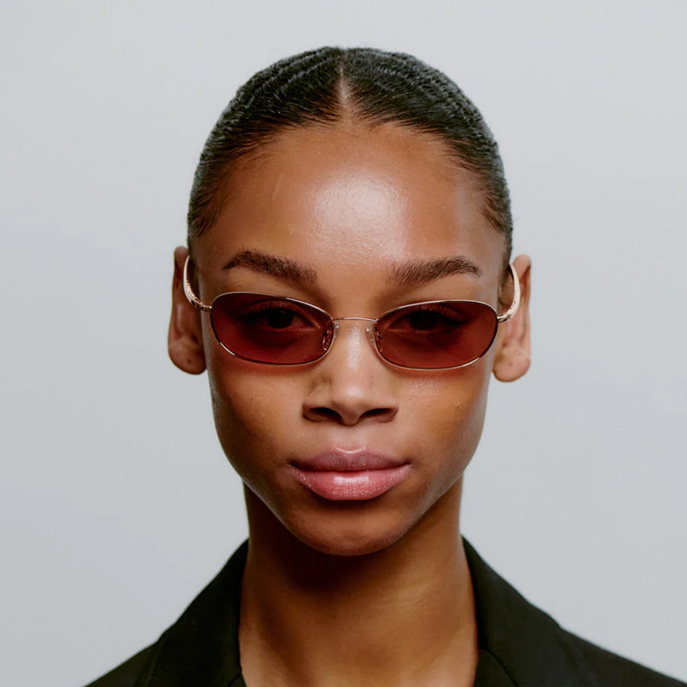 A. Kjærbede Solbriller Jack Rosegold