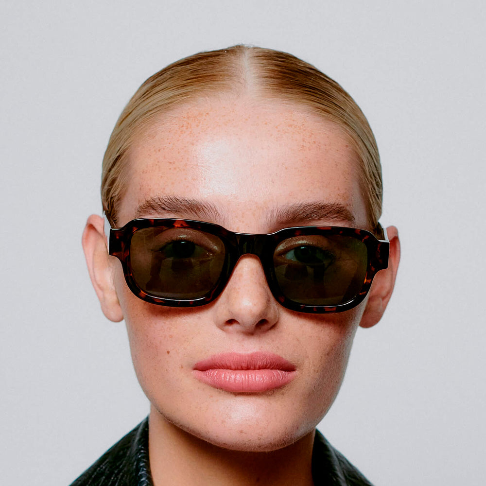 A. Kjærbede Solbriller Halo demi Tortoise