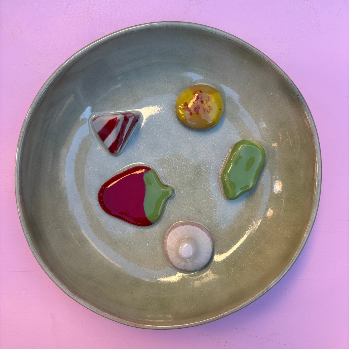 Julie Ebens Slikskål Mint Jordbær Skumfrø #17