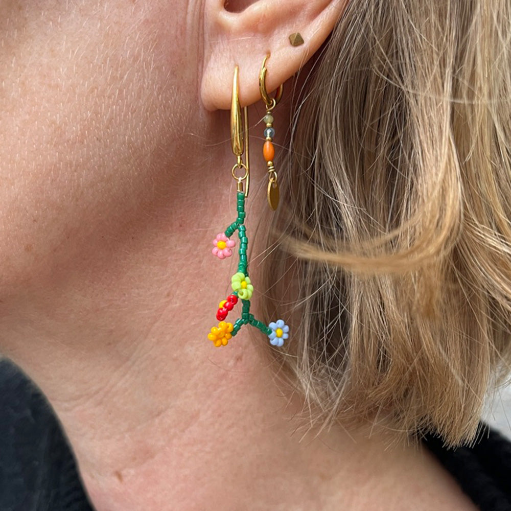 BY THIIM Øreringe Garden Perleøreringe