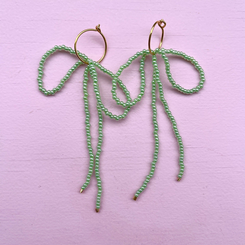 BY THIIM Øreringe My Bow Hoops - Flere Farver