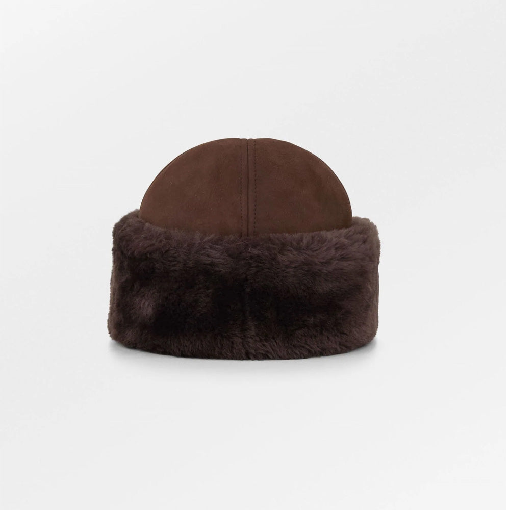 Beck Söndergaard Dora Shearling Hat Chocolate Torte