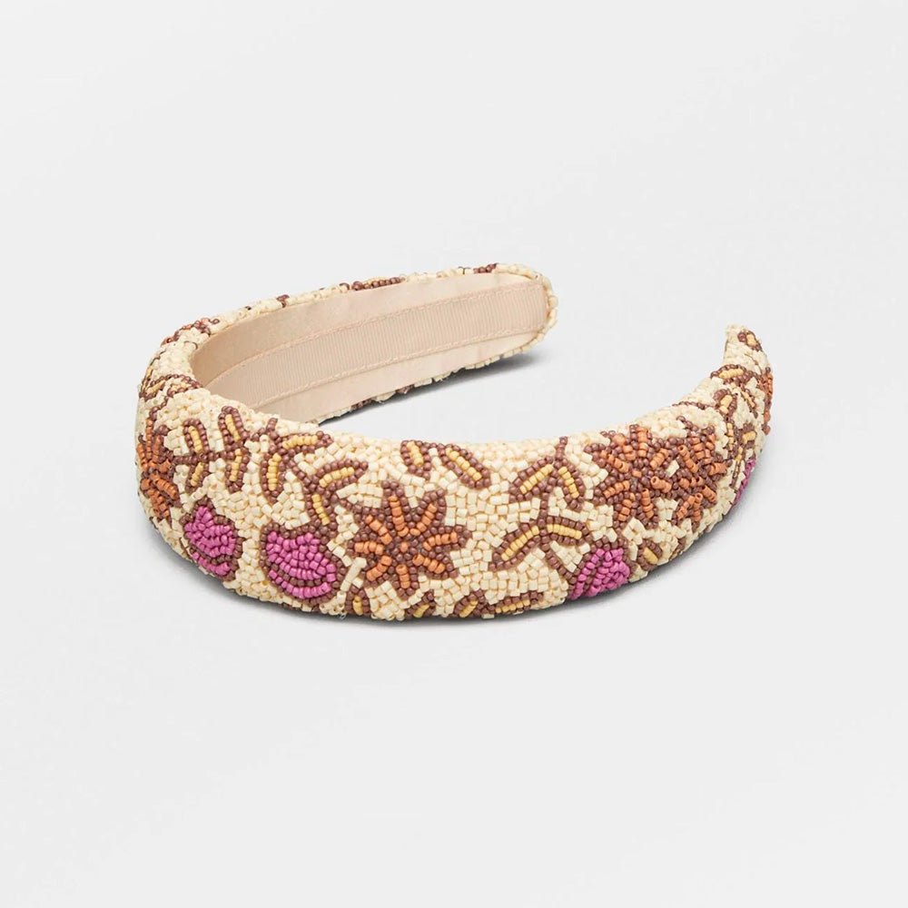 Beck Söndergaard Florisima Perlehårbøjle Melon Yellow