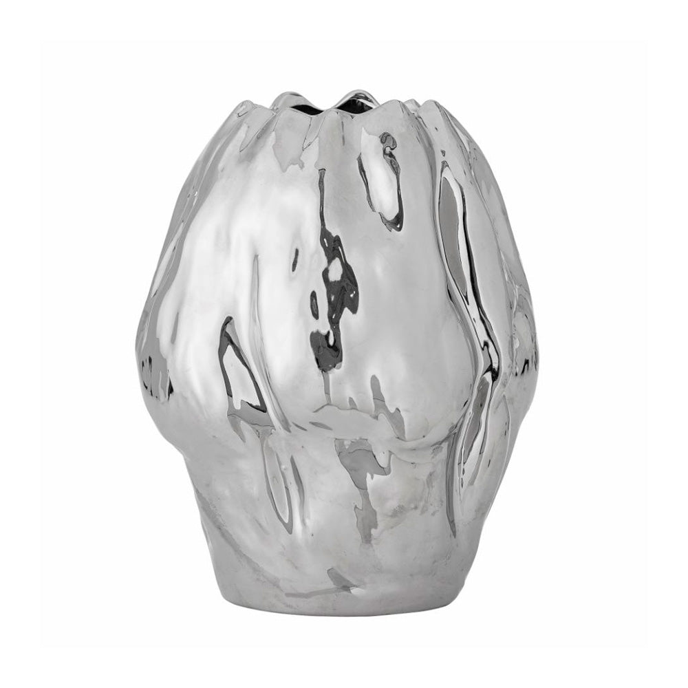 Bloomingville Bobby Vase Sølv Stentøj