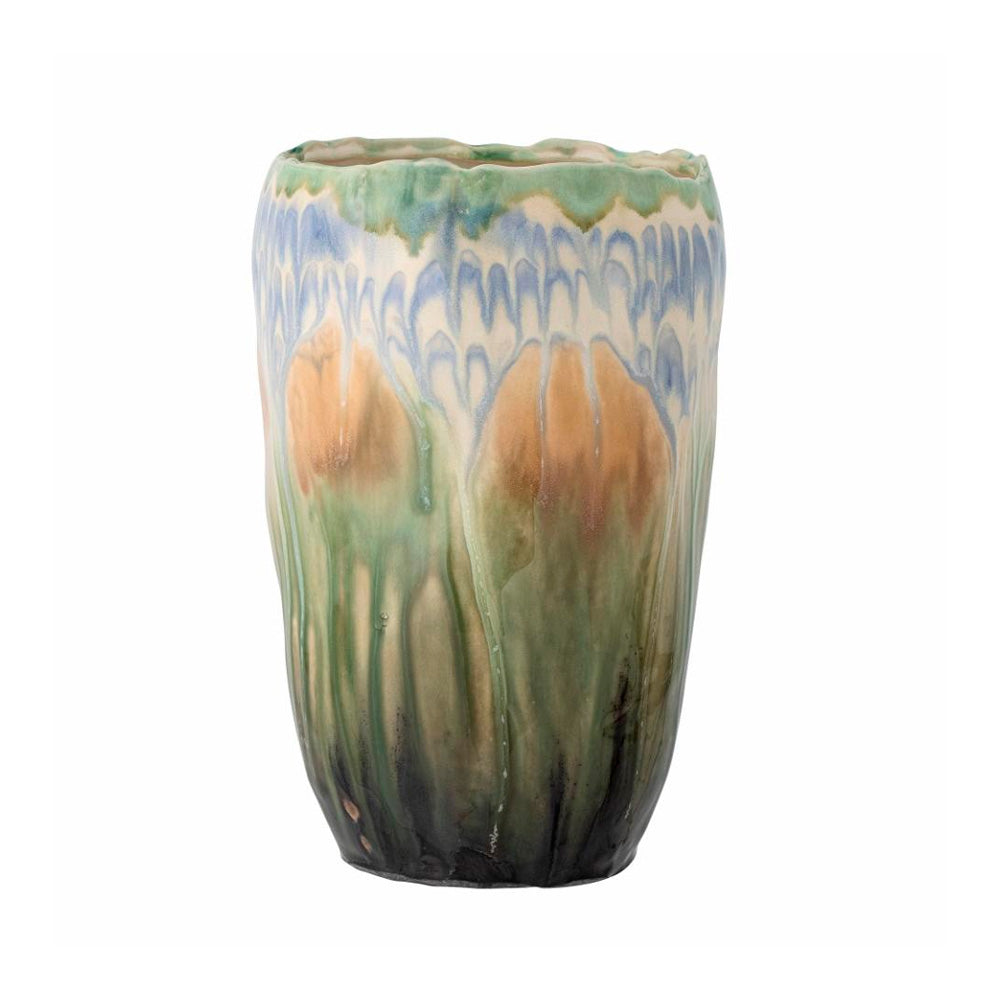 Bloomingville Mahasti Vase Blå Stentøj