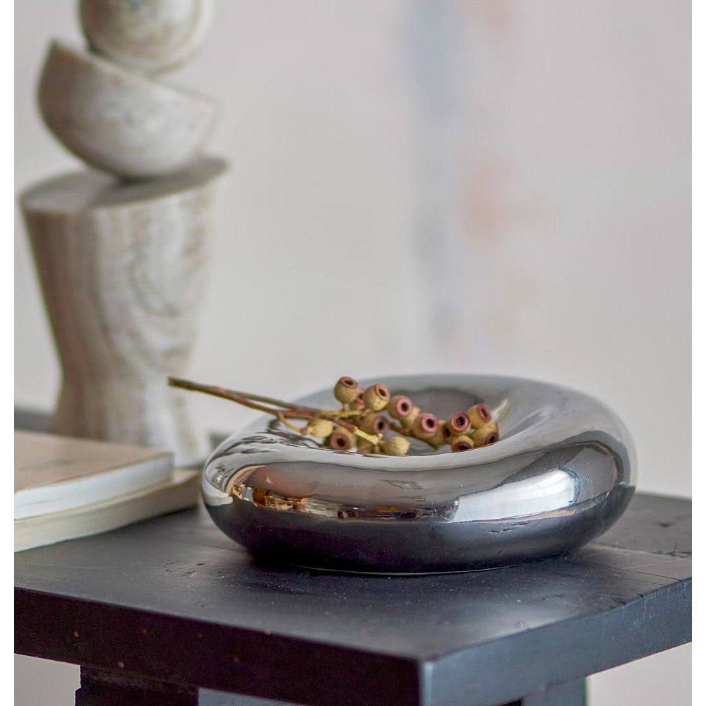 Bloomingville Shine Skål/Vægophæng Sølv Stentøj