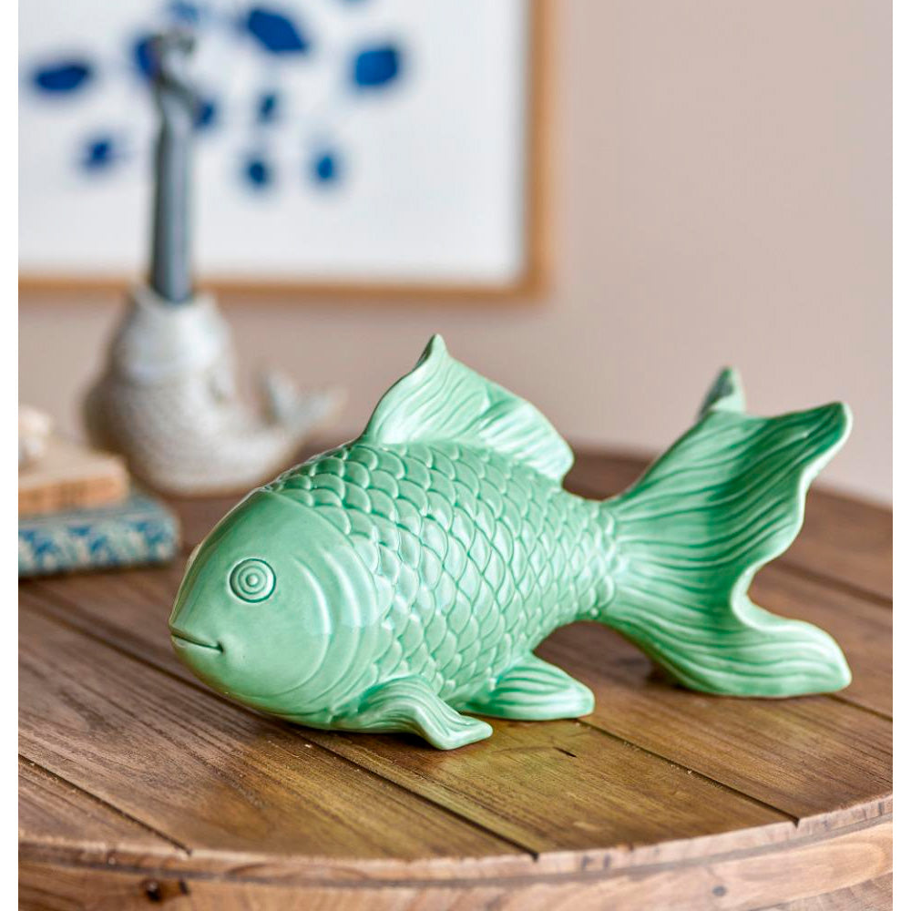 Bloomingville Sukey Deko Fisk Grøn Stentøj