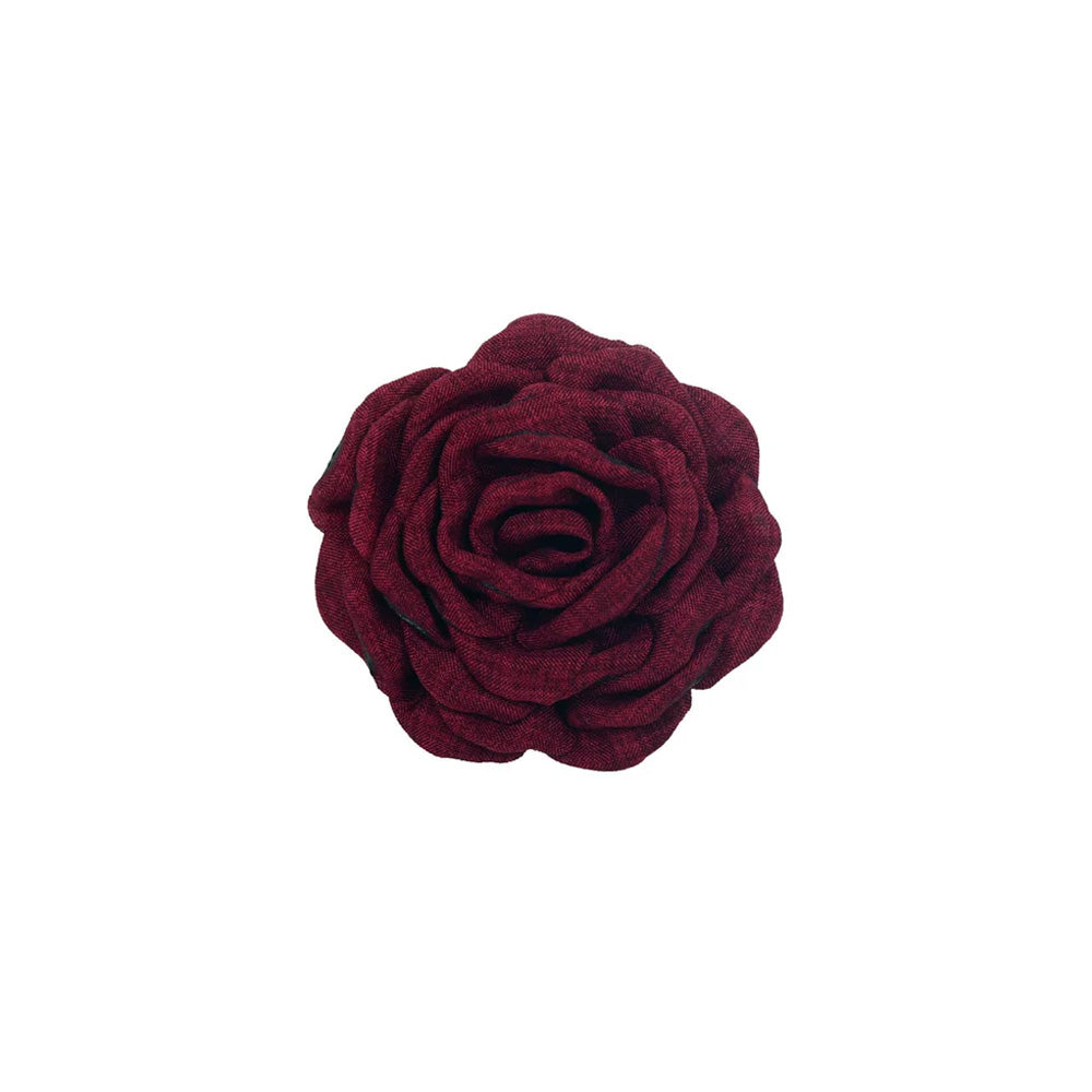 By Stær Hårklemme Lille Blomst Daisy Bordeaux