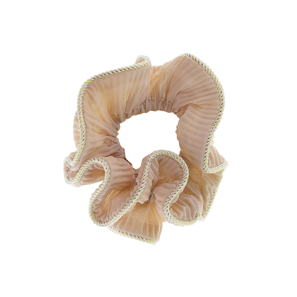 By Stær Scrunchie Lilje Beige Hårelastik