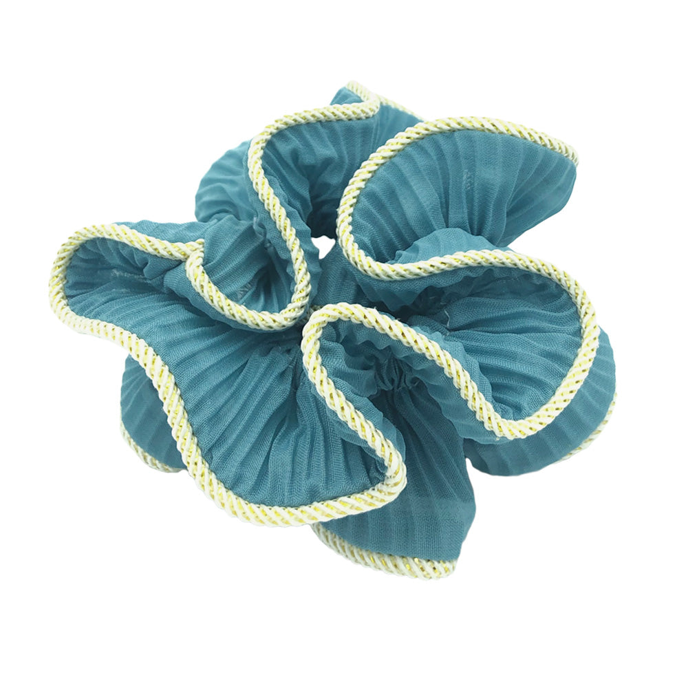 By Stær Scrunchie Lilje Blå Hårelastik