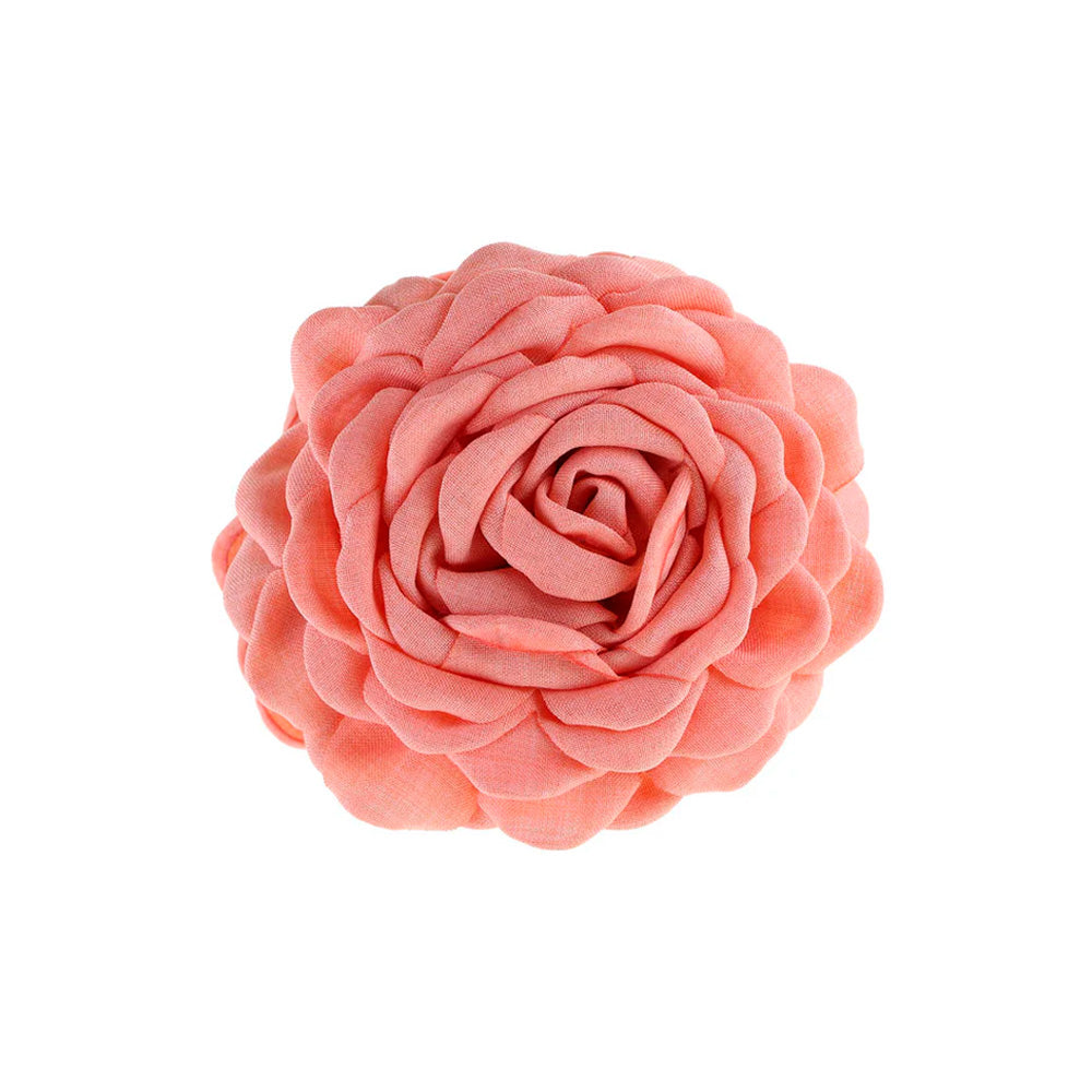 By Stær Hårklemme Stor Blomst Daisy Fersken