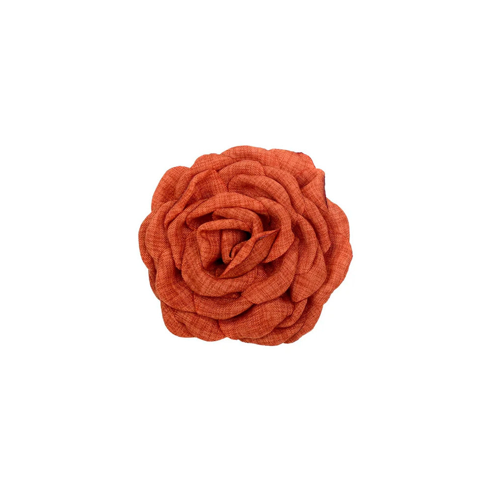 By Stær Hårklemme Lille Blomst Daisy Brændt Orange