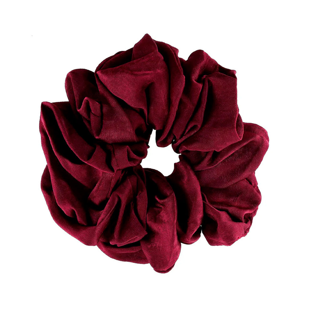 By Stær Isabella Scrunchie Bordeaux Hårelastik