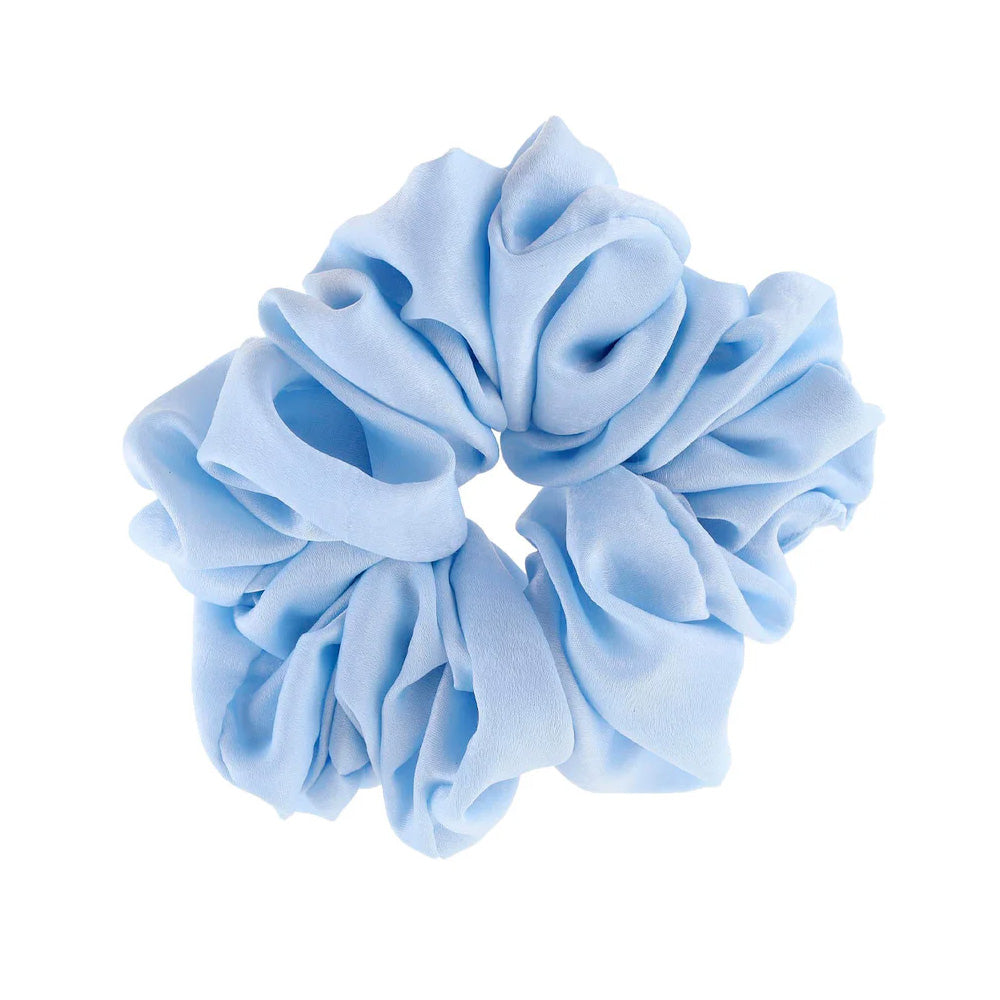 By Stær Isabella Scrunchie Lyseblå Hårelastik