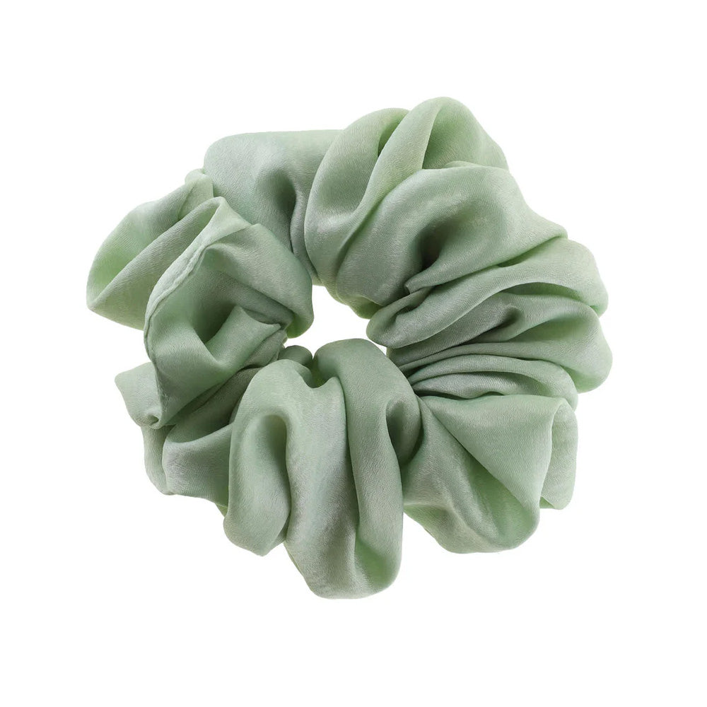 By Stær Isabella Scrunchie Pastel Grøn Hårelastik