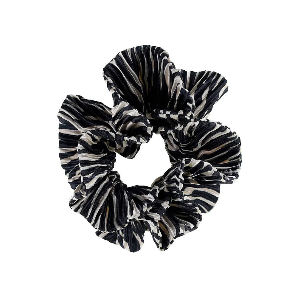 By Stær Kaisa Scrunchie Zebra Hårelastik