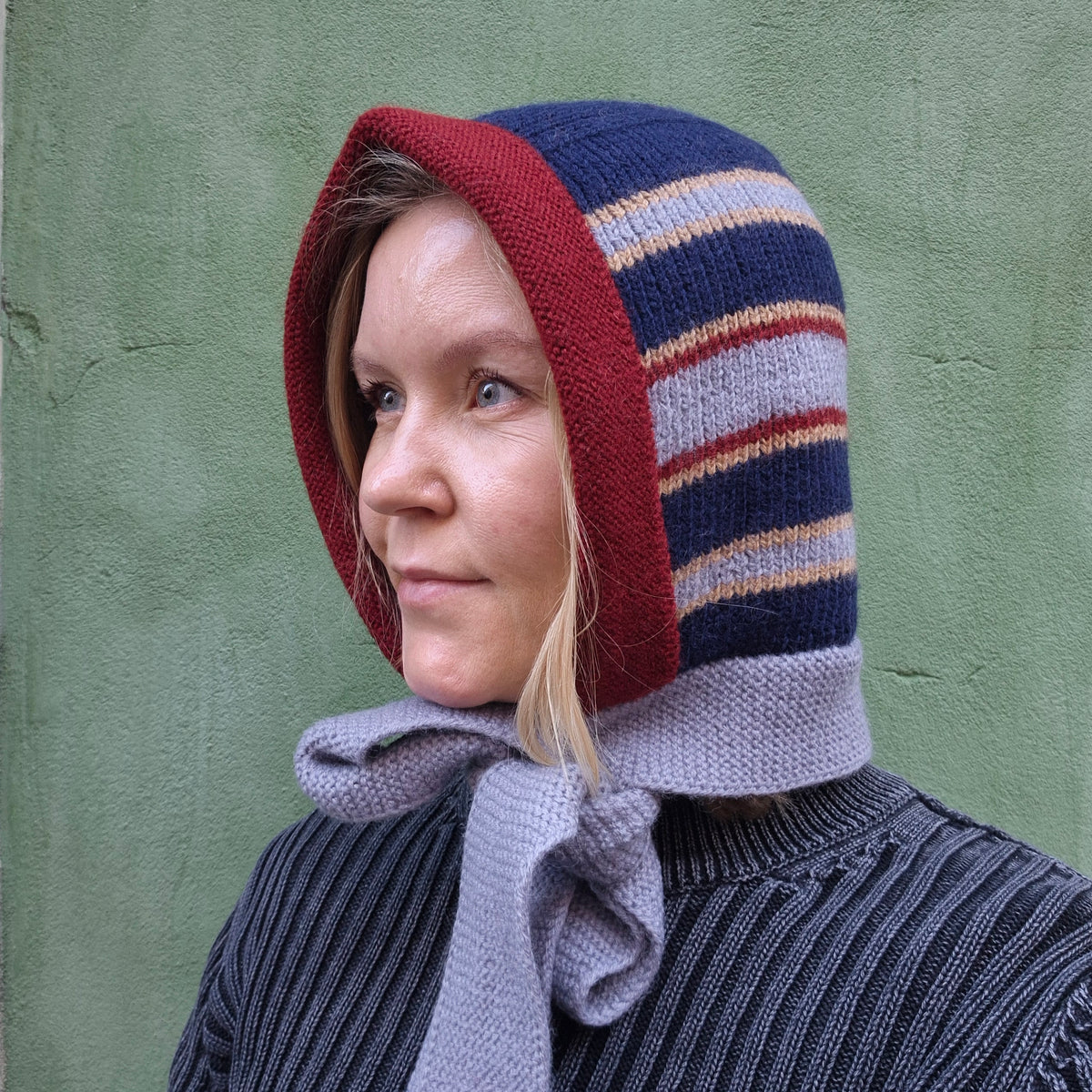 Damson Madder Striped Bonnet Mix Stripe