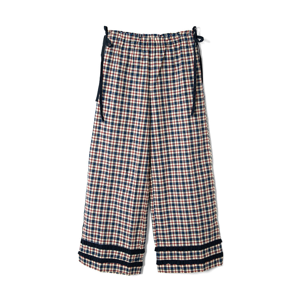 Damson Madder Aletta Pyjamas Sæt Cherry Navy Check
