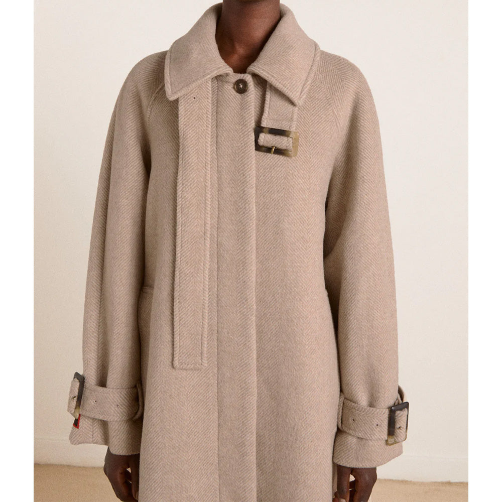 Damson Madder Jude Wool Frakke Oat