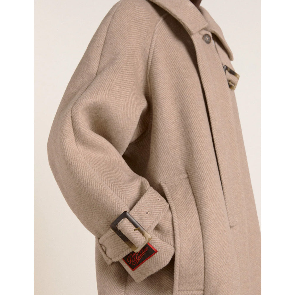 Damson Madder Jude Wool Frakke Oat