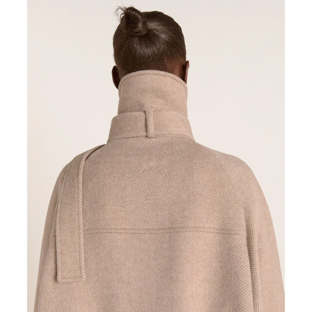 Damson Madder Jude Wool Frakke Oat