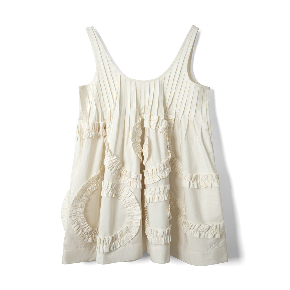 Damson Madder Stella Mini Dress White