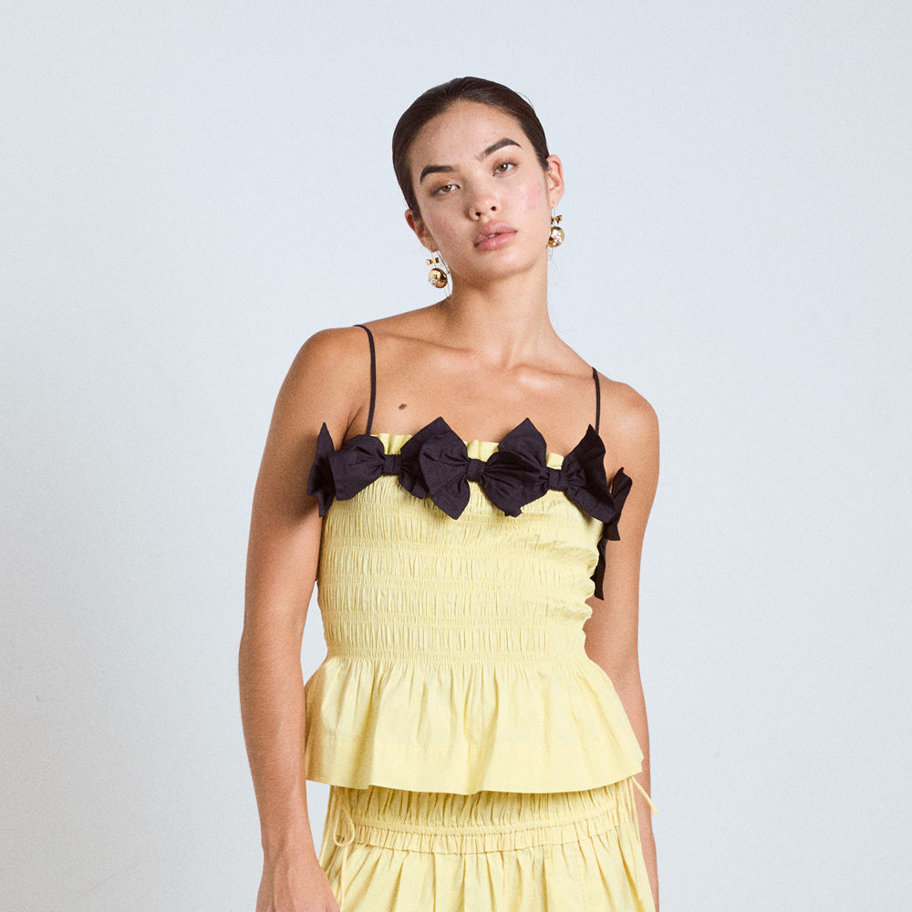 Damson Madder Bea Cami Butter/Black