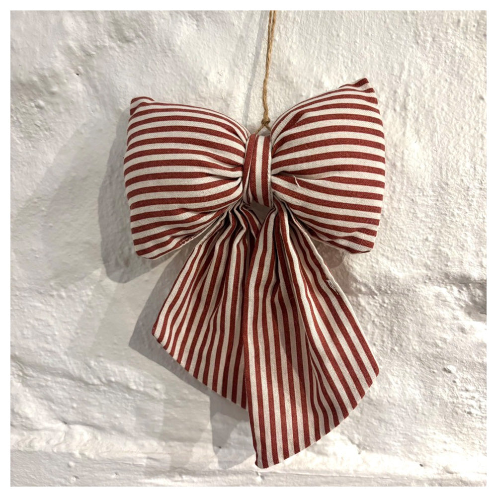 Det Gamle Apotek Sløjfe Rød & Hvide Striber