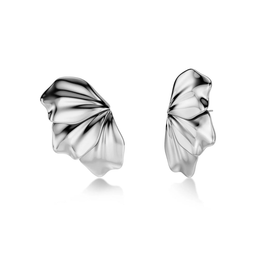 Edblad Smykker Øreringe Petal Studs L Stål