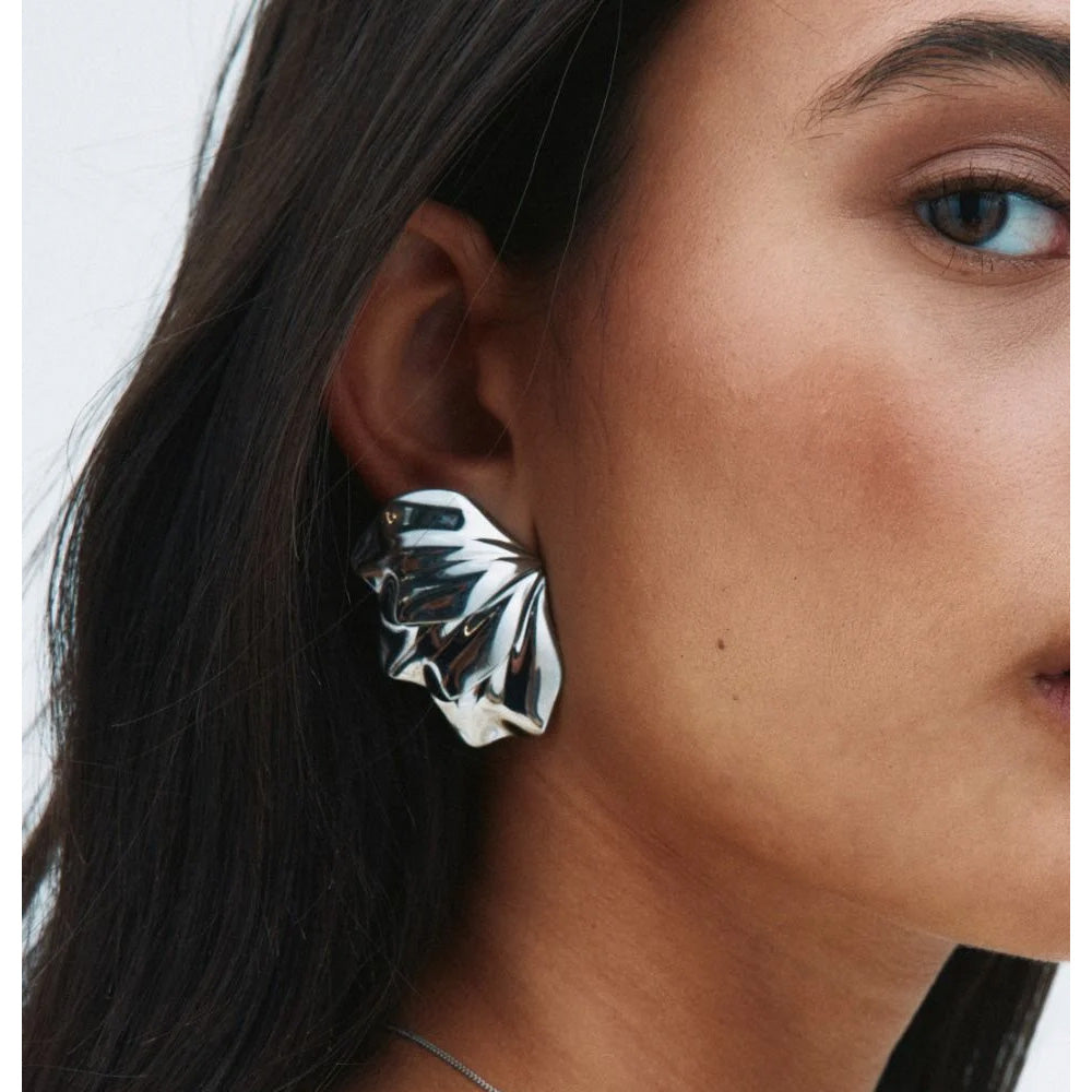 Edblad Smykker Øreringe Petal Studs L Stål