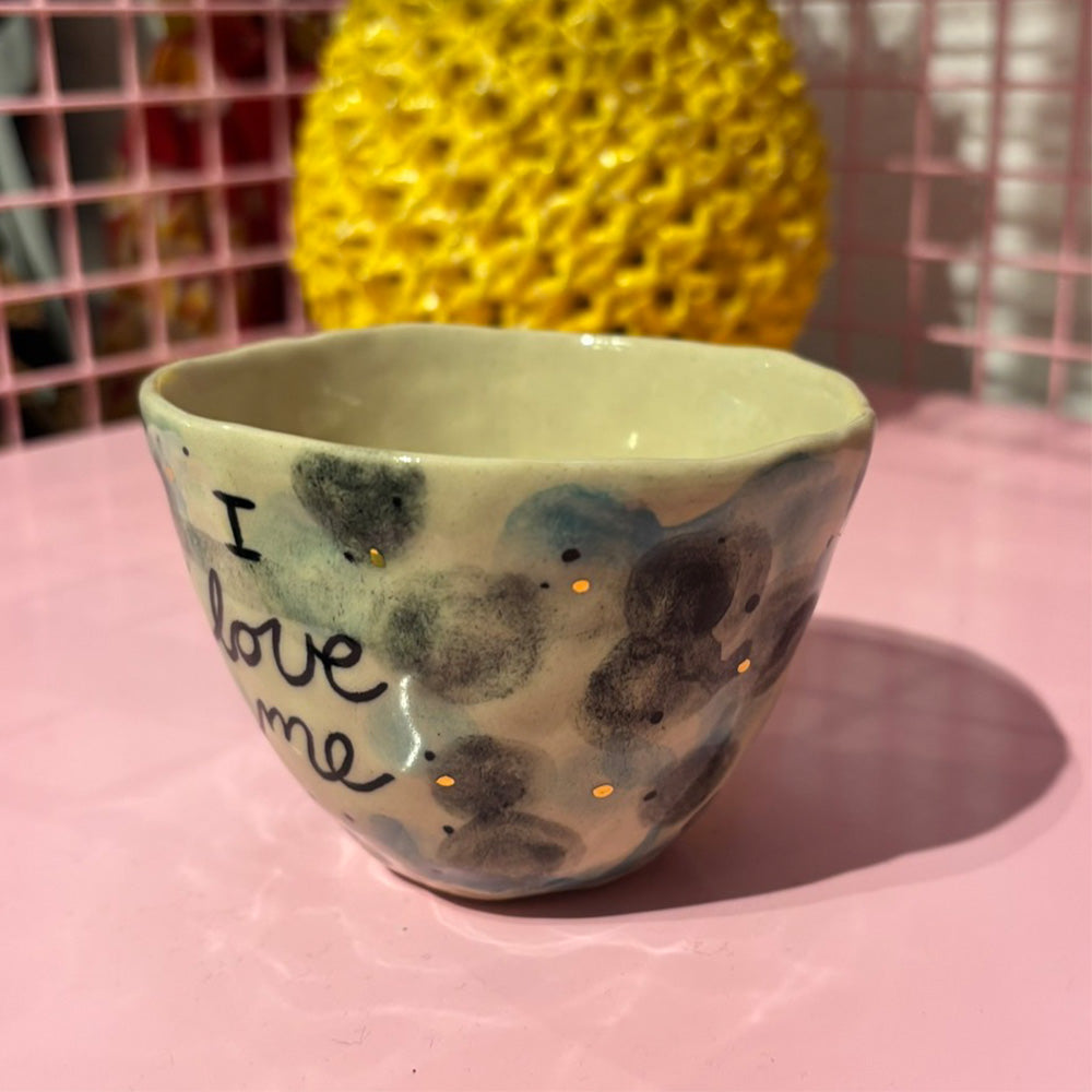 Falkeblik Keramik Kop Cortado "I Love Me"
