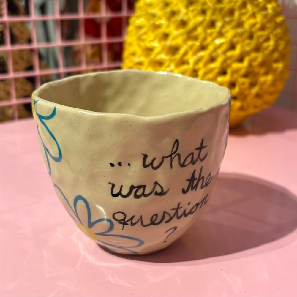 Falkeblik Keramik Kop Cortado "Coffee Is The Answer"