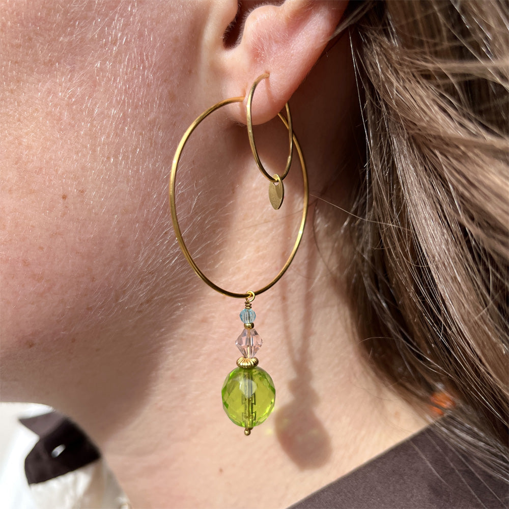 BY THIIM Ørering Leaf Hoop Deluxe