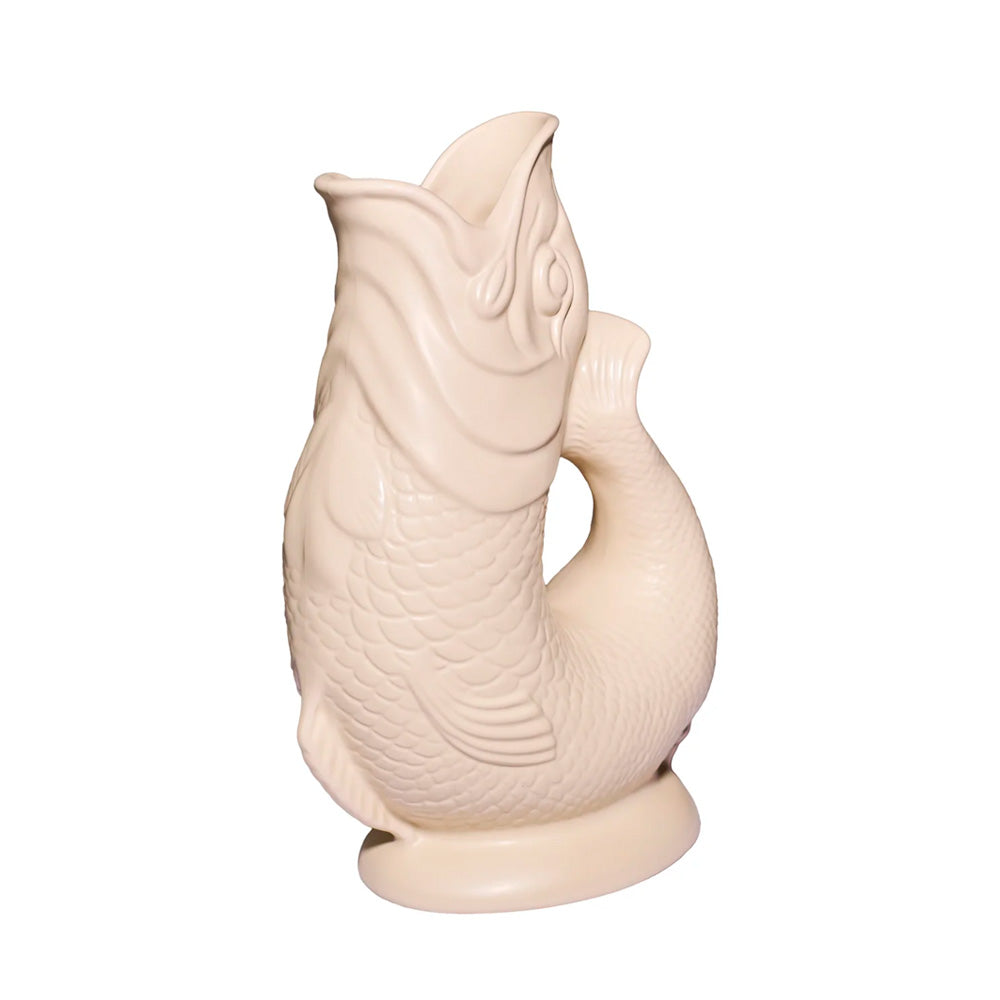 Gluggle Jug Fiskekande/vase XL Mat Sand
