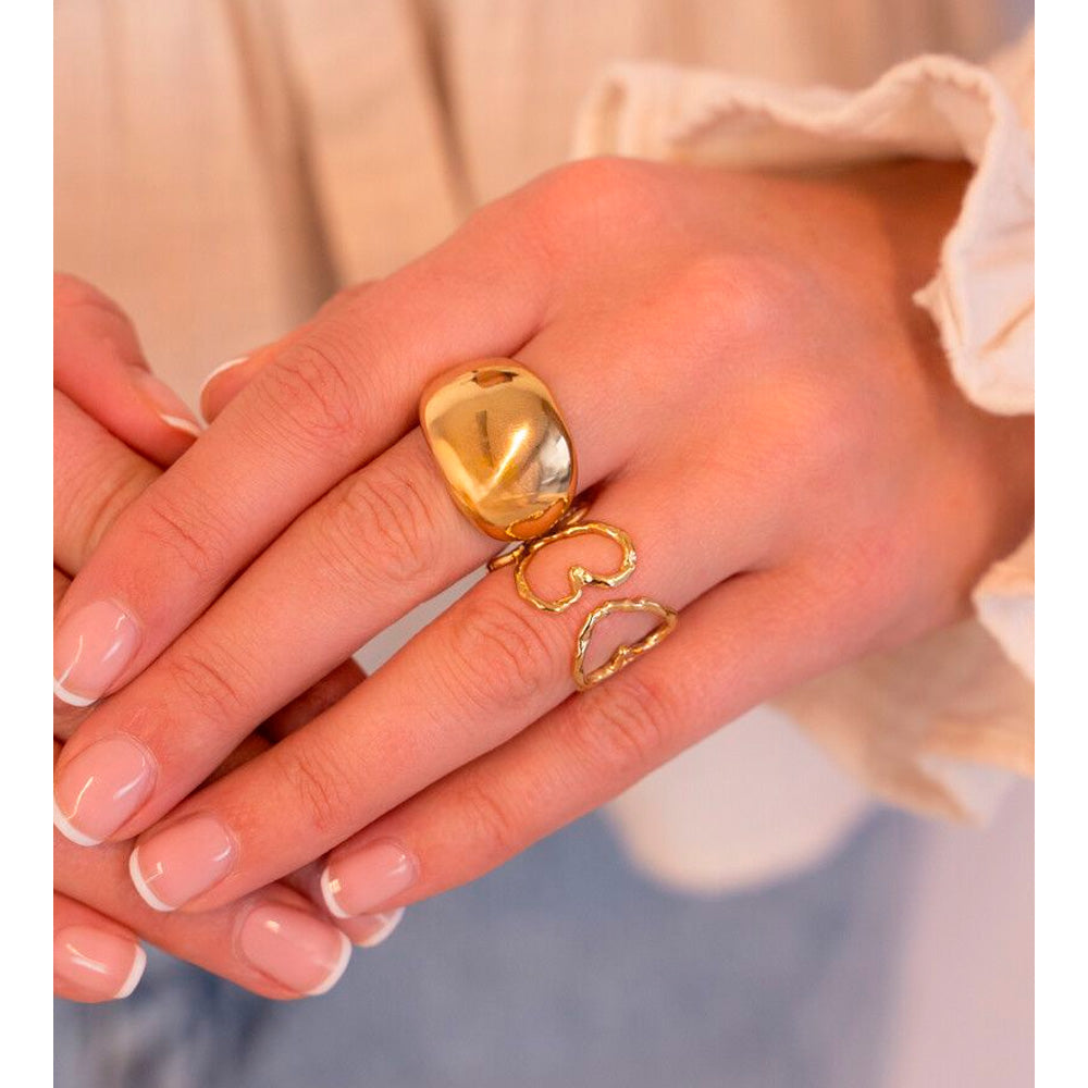 My Jewellery Smykker Ring Hjerter Justerbar