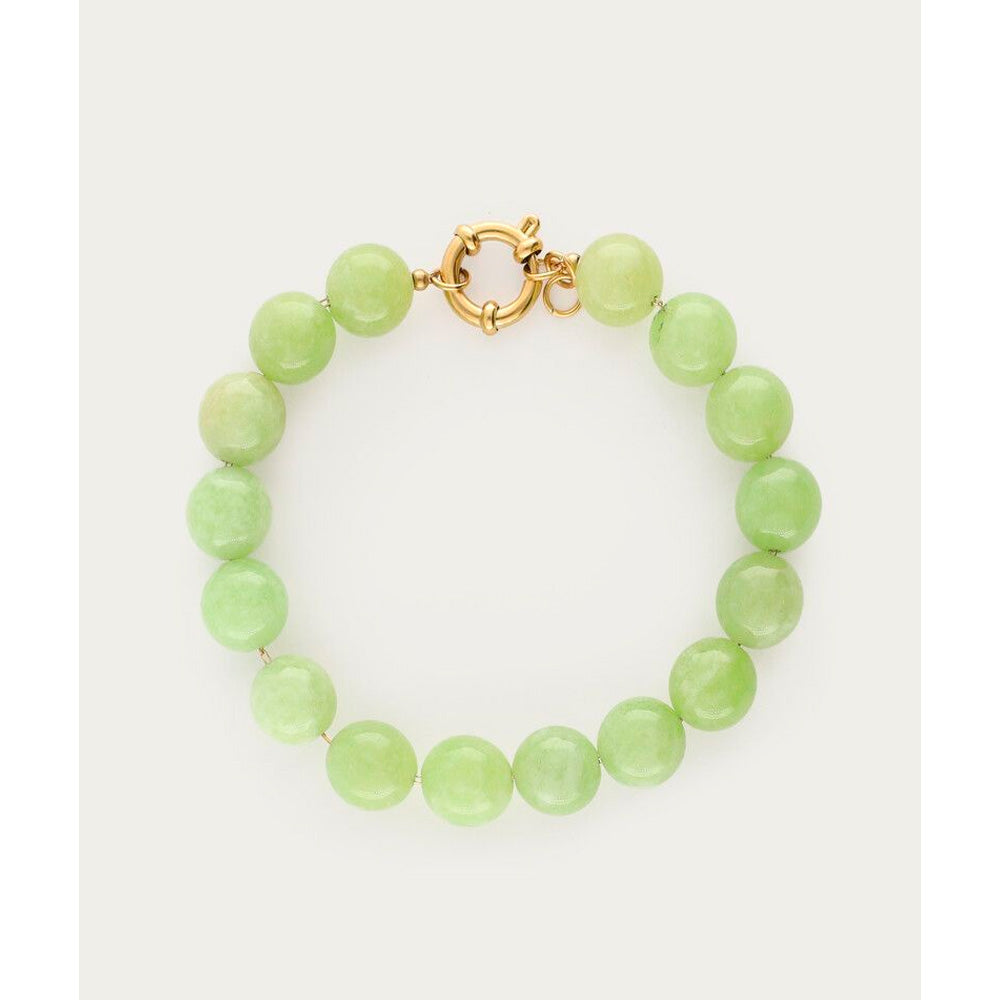My Jewellery Smykker Armbånd Lysegrønne Perler