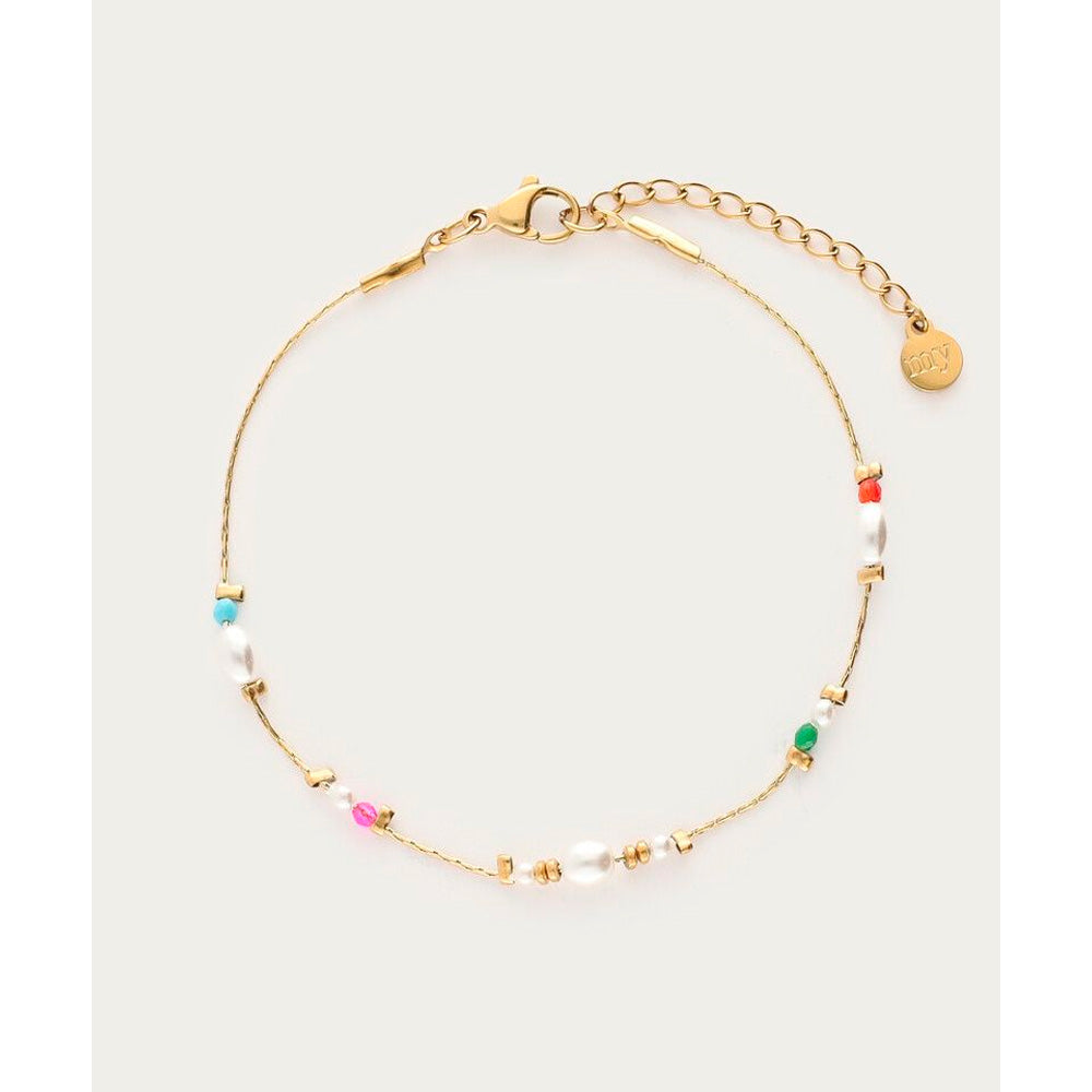 My Jewellery Smykker Armbånd Regnbue Perler