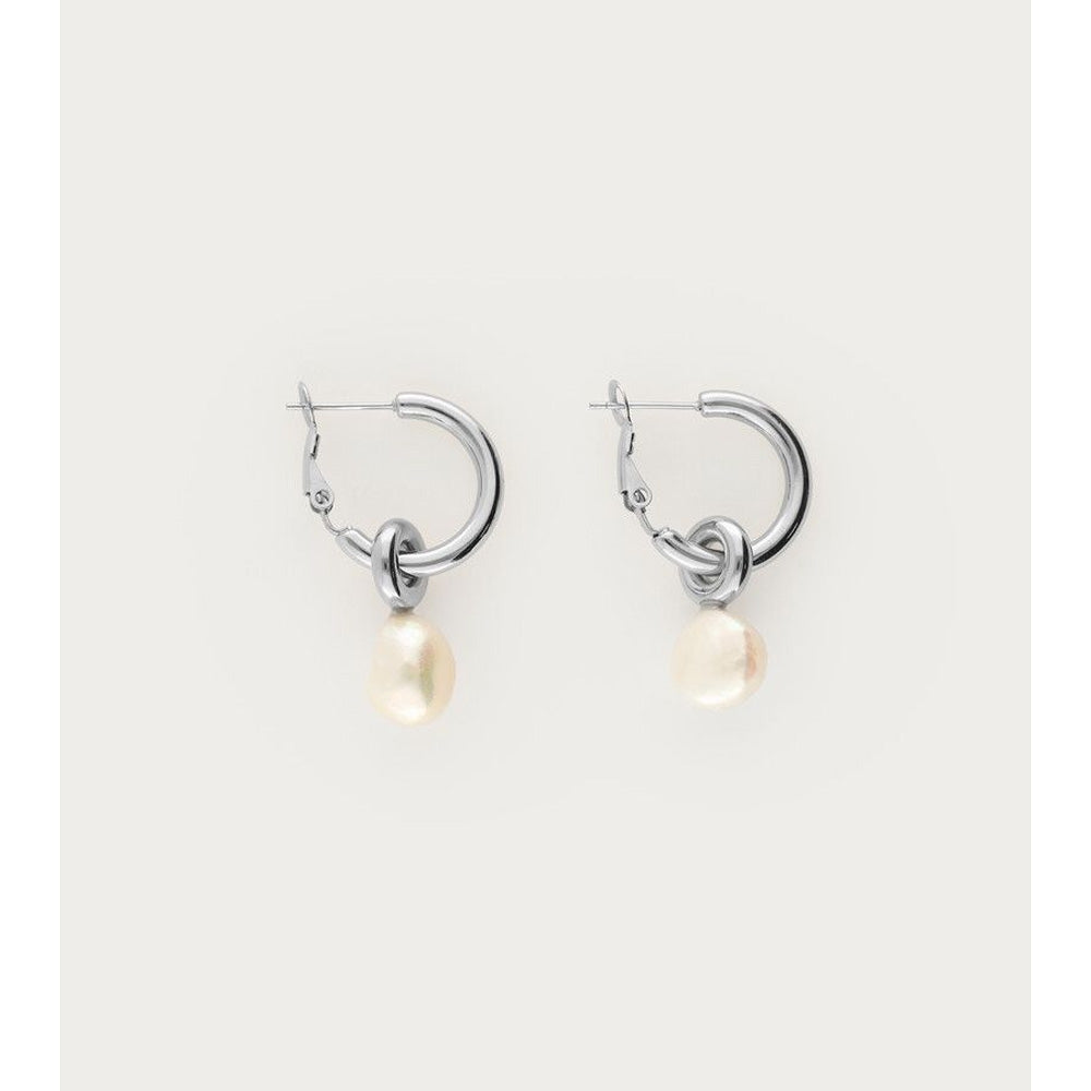 My Jewellery Smykker Hoops Ferskvandsperle Stål