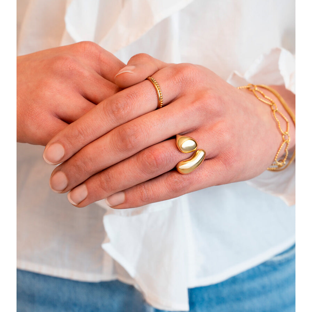 My Jewellery Smykker Knust Hjerte Ring Justerbar