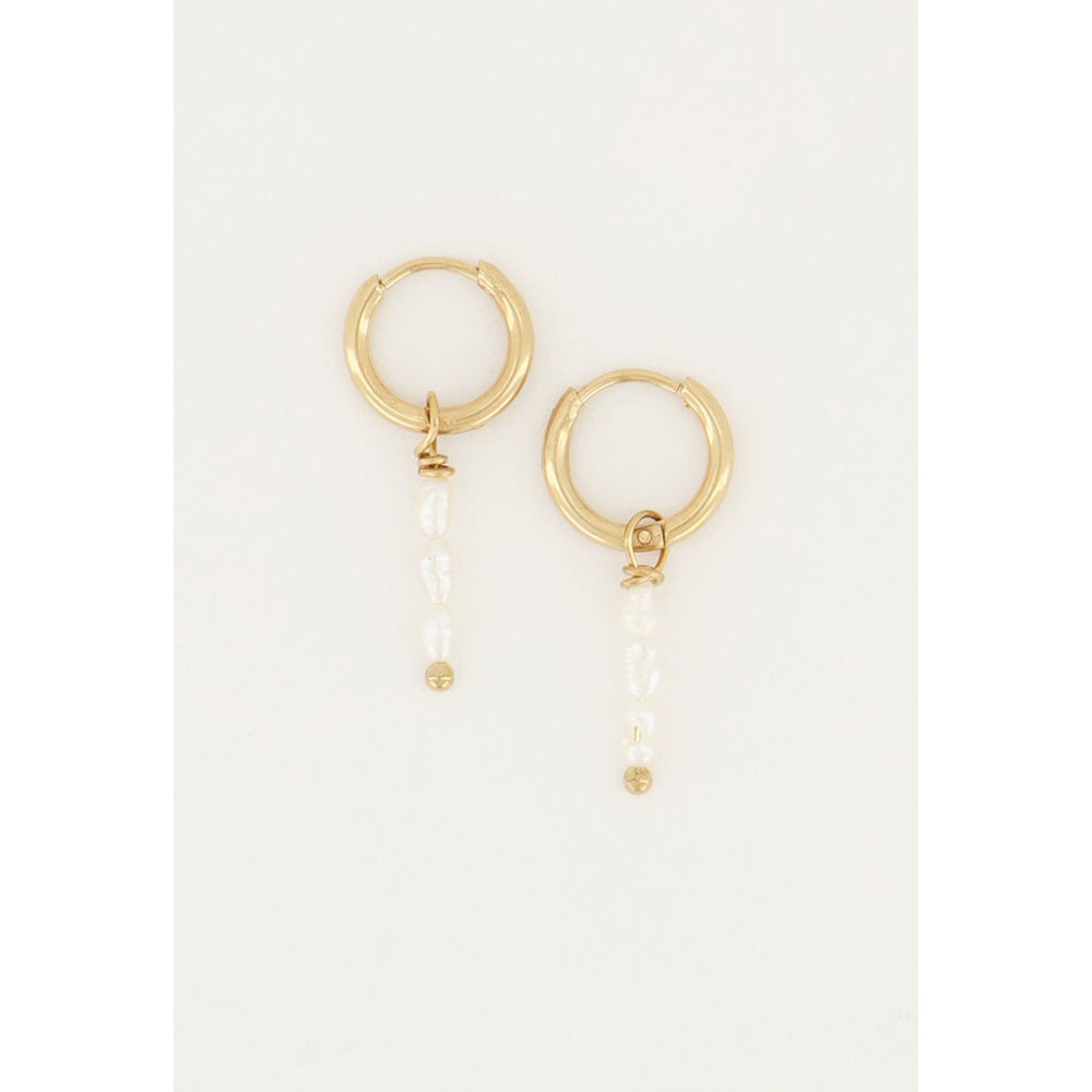 My Jewellery Smykker Øreringe 3 Freshwater Pearls