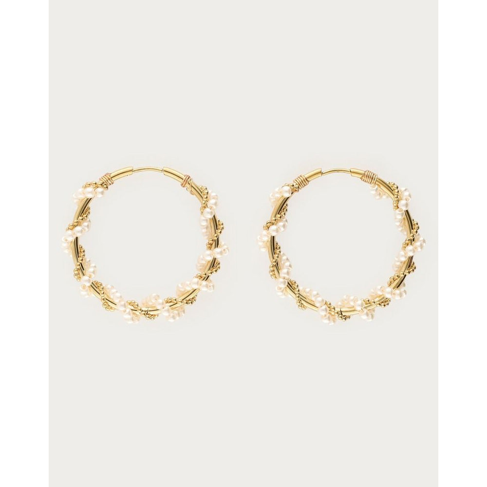 My Jewellery Smykker Øreringe Snoet Perler Hoops