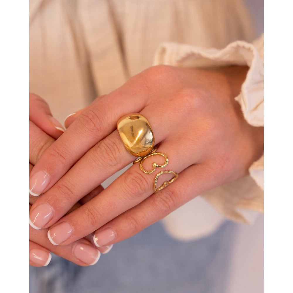 My Jewellery Smykker Statement Ring Bubble Justerbar