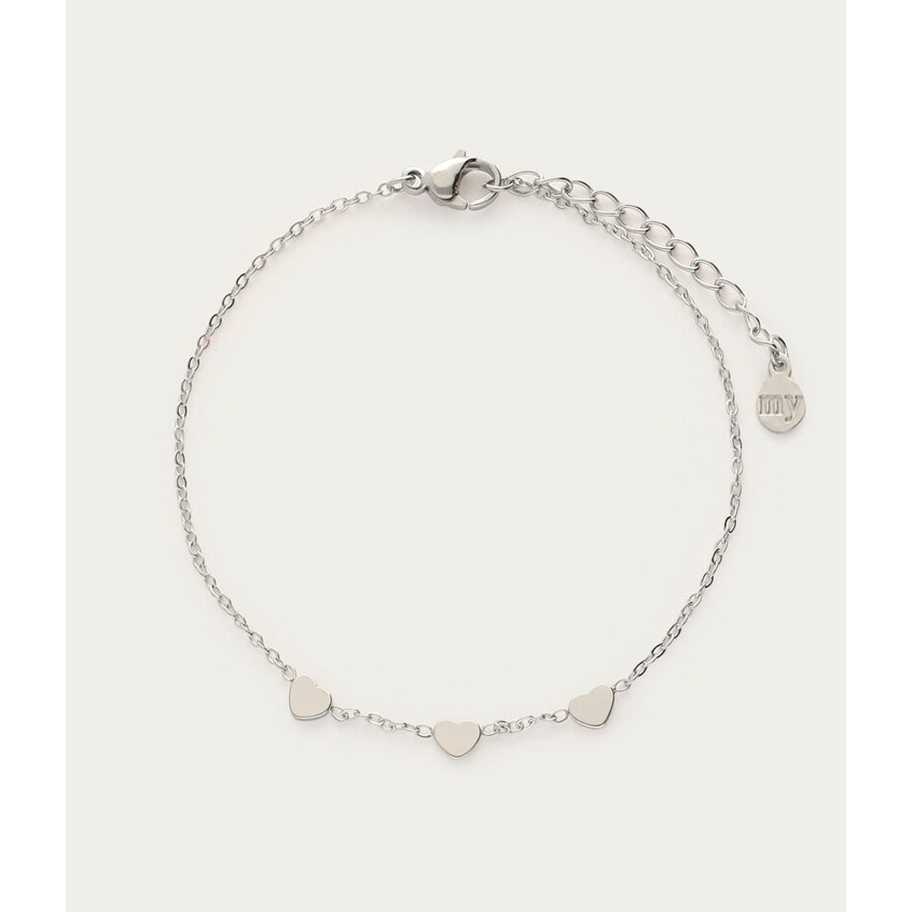 My Jewellery Smykker Armbånd 3 Hjerter