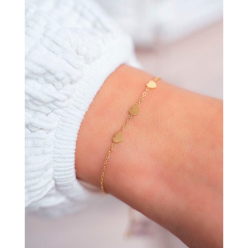 My Jewellery Smykker Armbånd 3 Hjerter